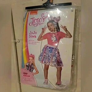 Jojo Siwa Costume Halloween Dress Up 3 Piece Set Size SMALL 4/6